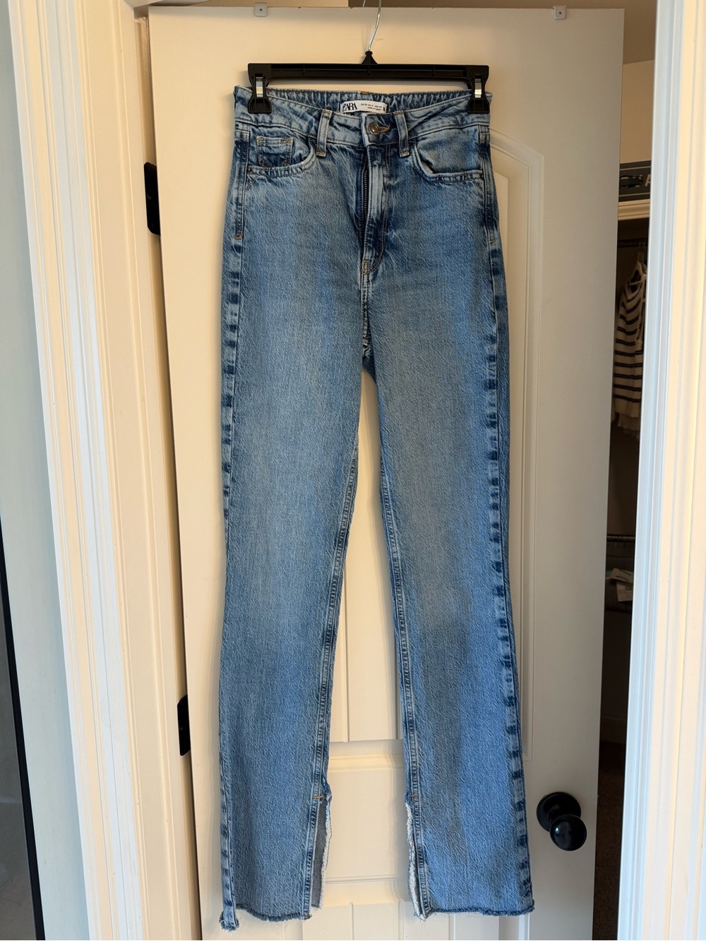ZARA High-Rise Split-Hem Full length Women’s Jeans